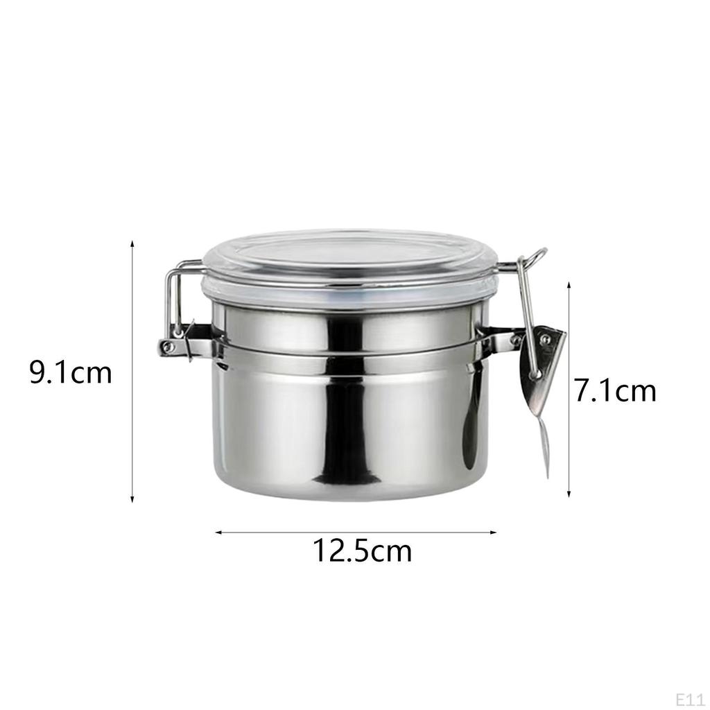 Контейнер для кофейных зерен, кухонная банка для хранения зерновых, многофункциональная посуда, герметичный резервуар для