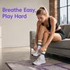 2PCS Rainbow Stripe Striped Socks Breathable Mesh Sports Running Socks Running Socks  Tennis