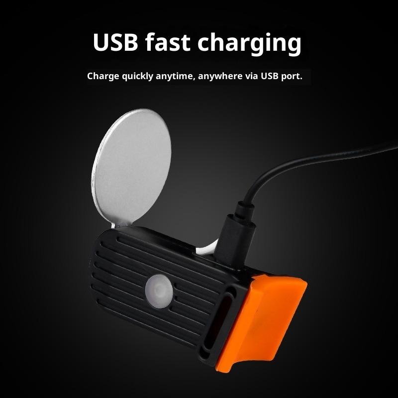 Задние фонари для велосипеда Бегущий огонь Зарядка через USB Фонари для горного велосипеда Ночная езда Езда на шоссейном велосипеде Выделяющиеся Креативные Аксессуары для оборудования