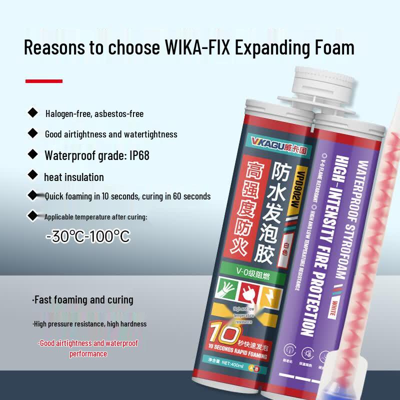VIKAGU V-0 Fireproof Insulated Foam Sealant