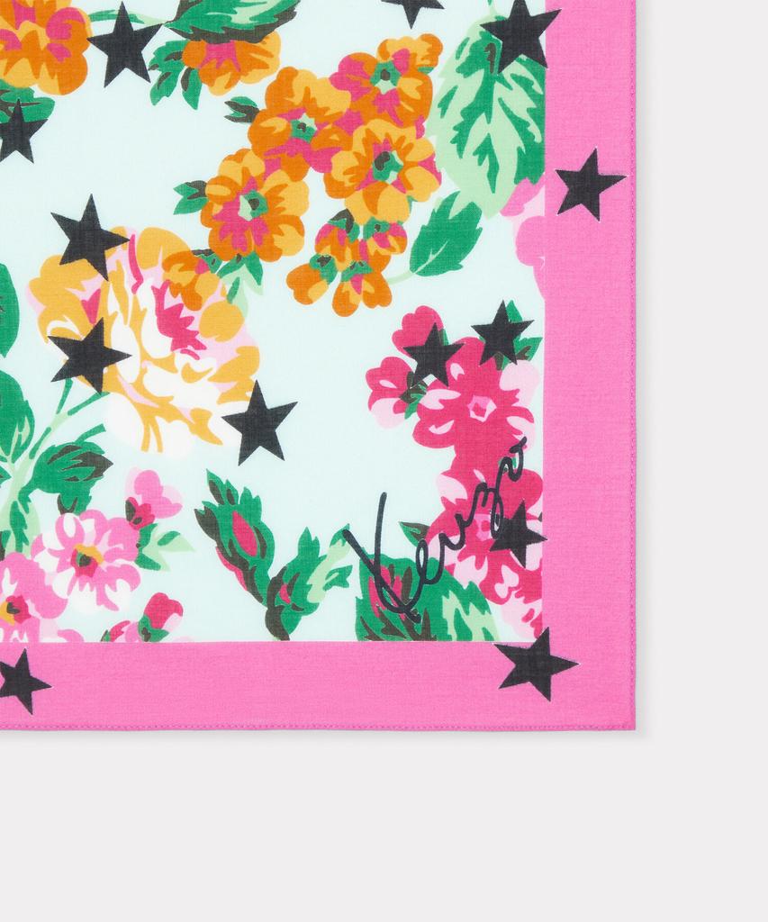 KENZO Unisex Floral Bandana 55X55_K265Aiff01Aqf