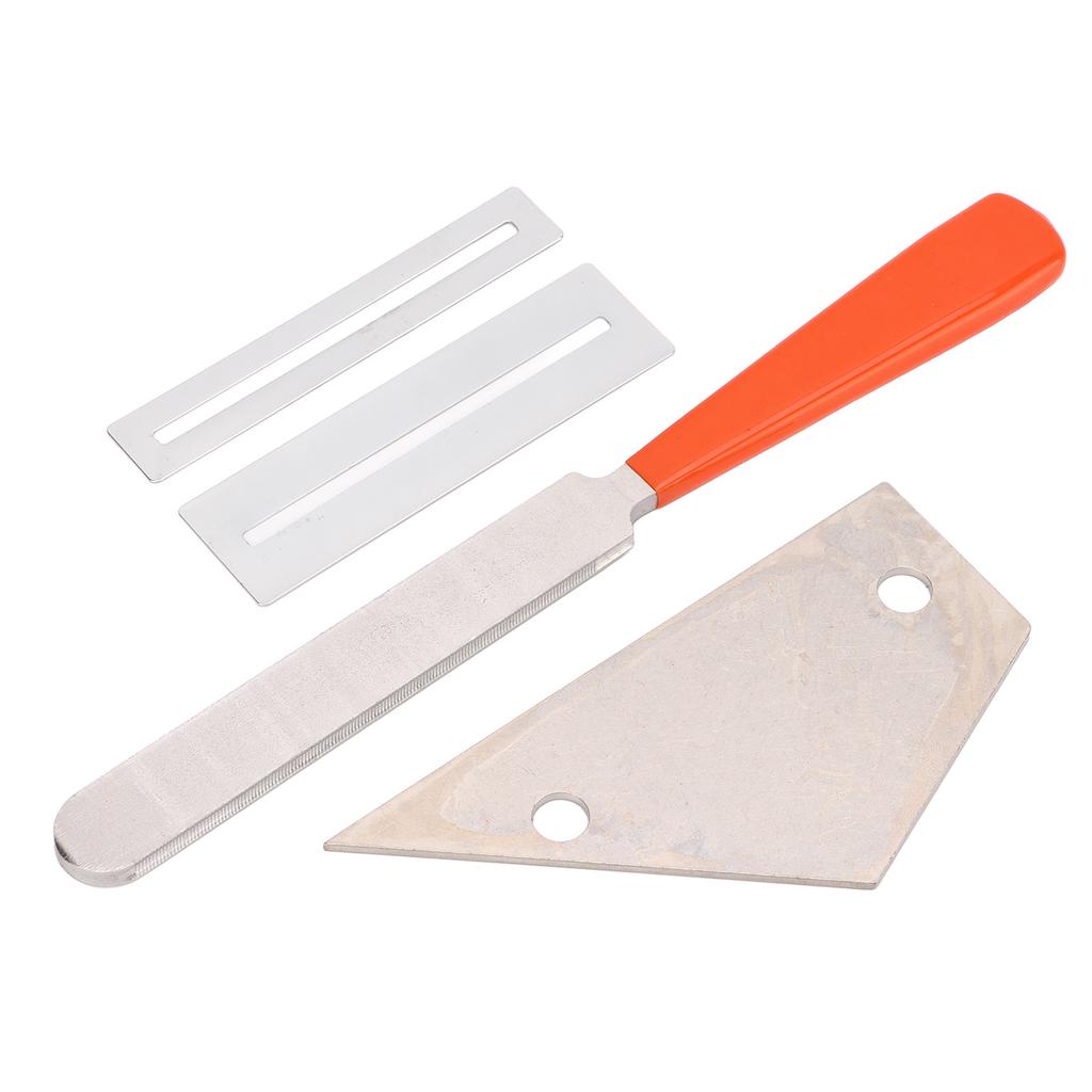 Набор инструментов для ремонта гитары с сумкой для хранения, напильник, измеритель высоты струн, протектор накладки грифа