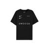 Мужская футболка Nike Sportswear Swoosh на груди Черный DH0030-010