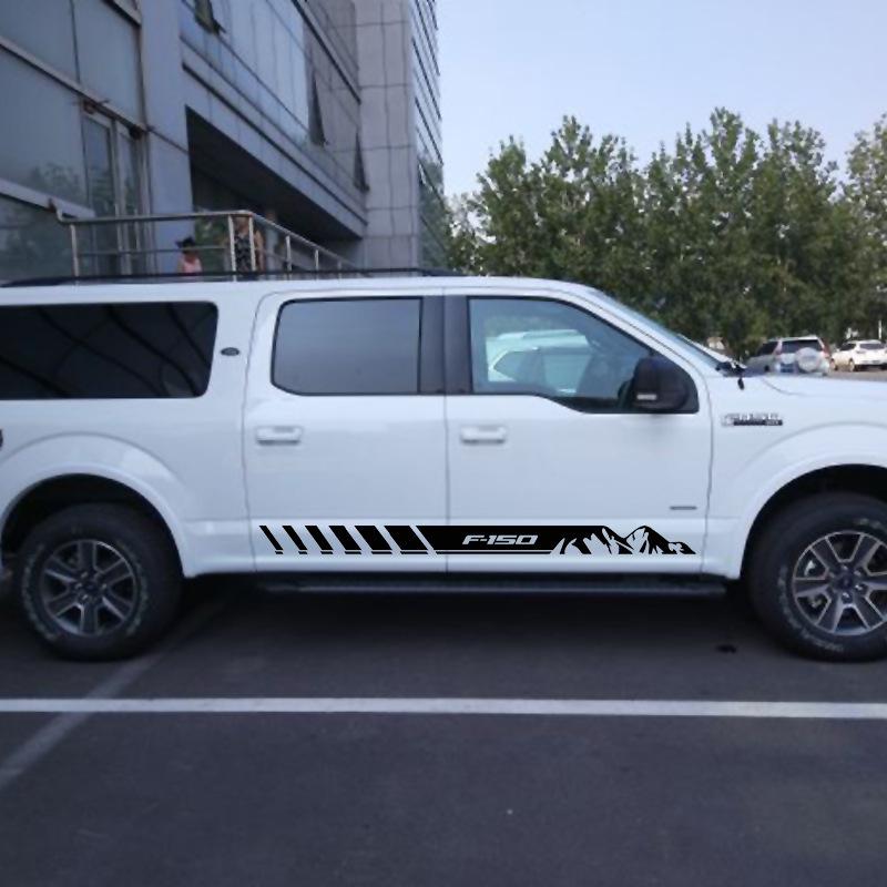 Raptor F-150 Наклейка на боковину кузова - Виниловый дизайн кузова и линии талии