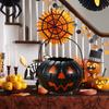 Scary Halloween Candy Bucket Detachable Pumpkin Kettle Box for Trick or Treat Spacious Eye-catching Decoration