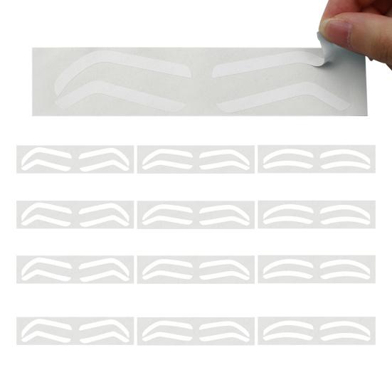 1 Set Eyebrow Stencil Sticker 3 Styles Disposable Brow Shaping Mapping Guide Card Eyebrow Airbrush Tattoo Auxiliary Template Tinting Sticker