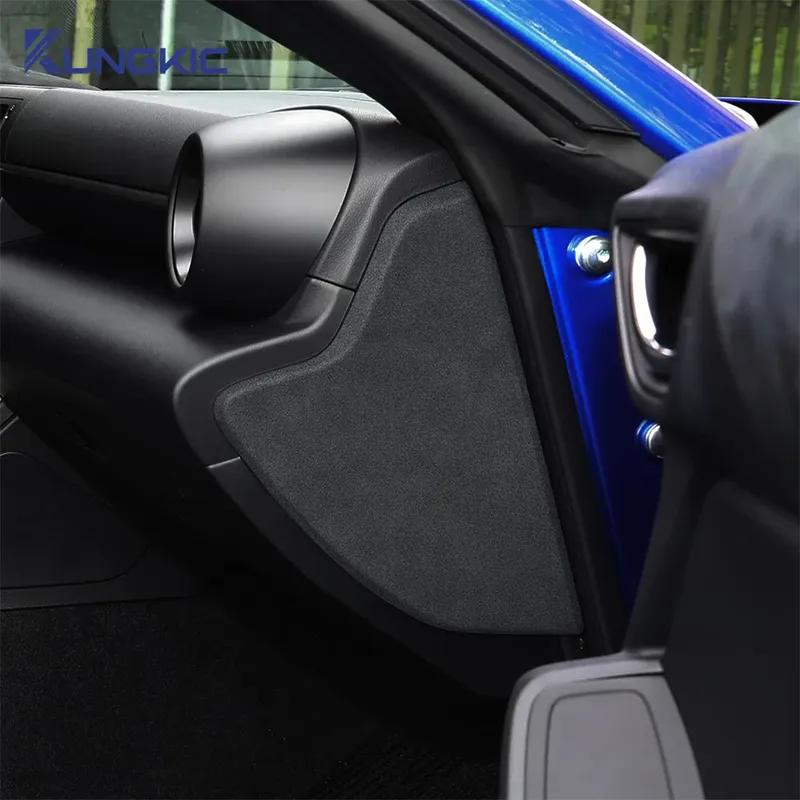 Top Suede LHD RHD Car Anti-Collision Side of The Door Interior Accessories For Subaru BRZ Toyota GR86 2024 2025