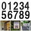 House Door Number Punch Free Self-adhesive Rustproof Corrosion Resistant Easy Installation Garden Door Address Number