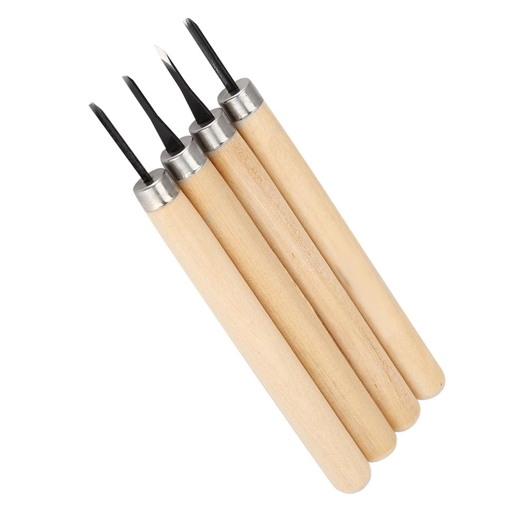 4 шт., нож для резьбы по дереву, ручная точилка, штамп, ножи, набор инструментов для резьбы