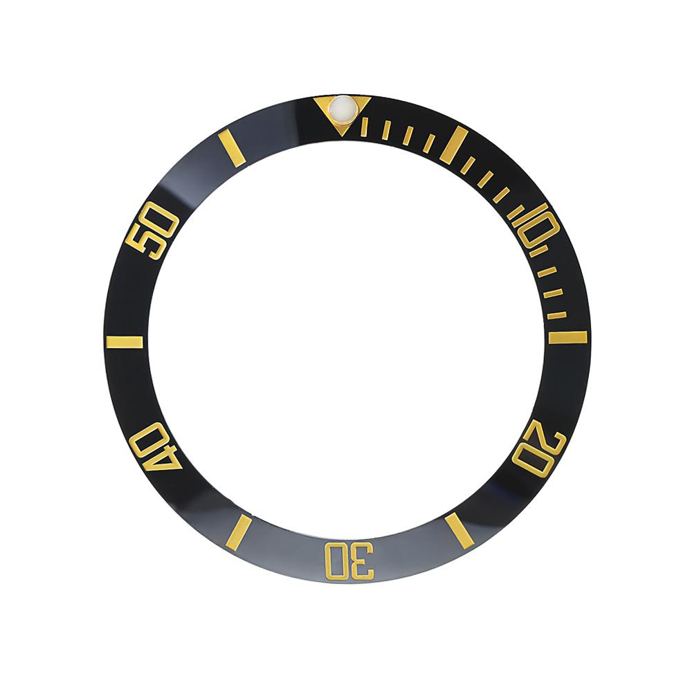 38 мм Керамический Сплав Вставка Безеля Кольцо Наклон для Корпуса Часов Water Ghost NH35 NH36 для GMT Дайвинг Мужские Часы Деталь Аксессуары