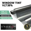 Black Car Window Foils Tint Tinting Film Roll Car Auto Home Window Glass Summer Solar UV Protector Sticker Films