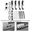 4PCS Car Front Rear Left Right Exterior Door Handle with Keys Fit for Golf MK1 MK2