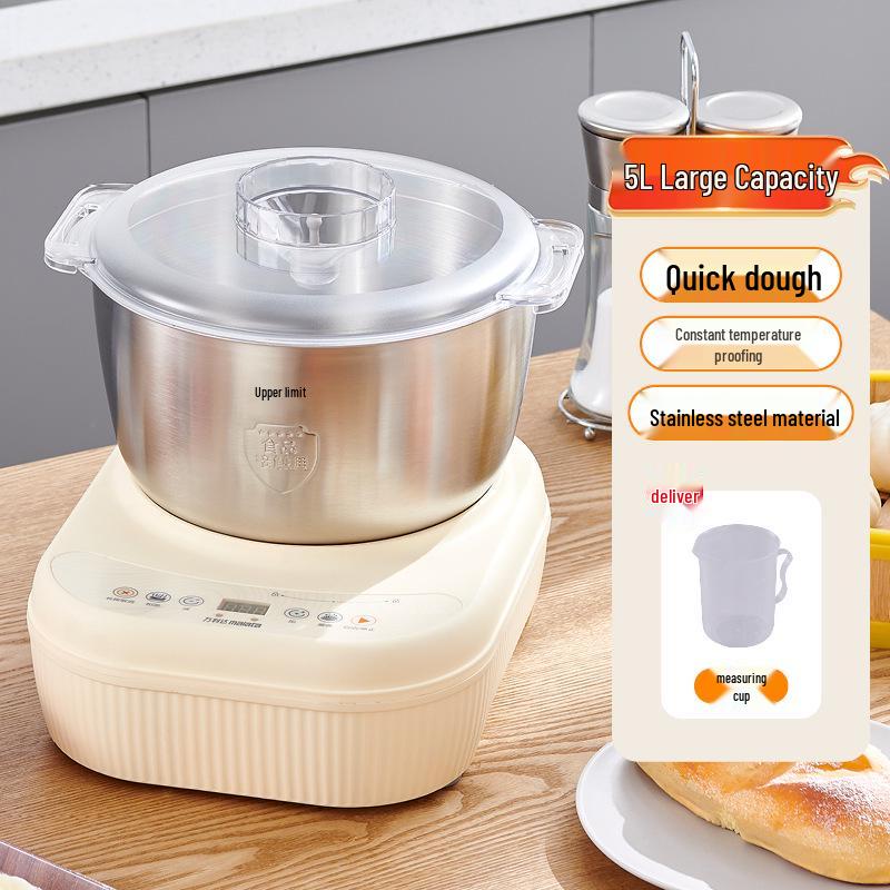 Умный сенсорный тестомес Wanlida из нержавеющей стали с контролем температуры и большой вместимостью