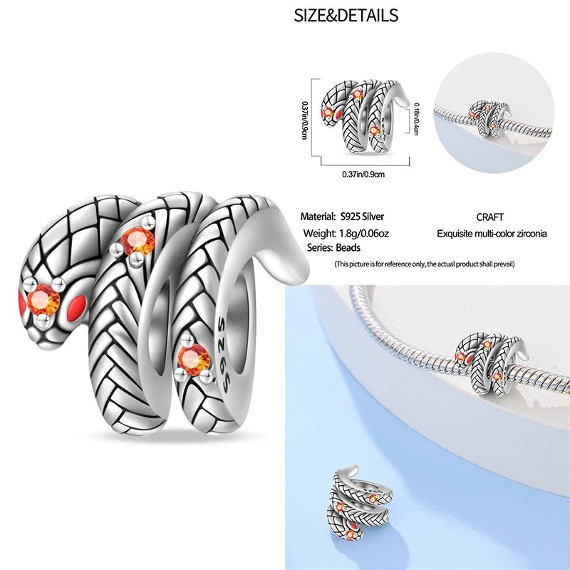 100% Медь Изысканные Карты Таро Браслет Подвески Кроваво-Красный Огненный Змей Роза Шармы Бусины Сделай Сам Украшения Для Женщин