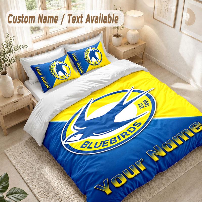 Custom Name Bedding Set 3 PiecesCardiff City Print Duvet Cover + 2 Pillowcases Soft Bed Decor