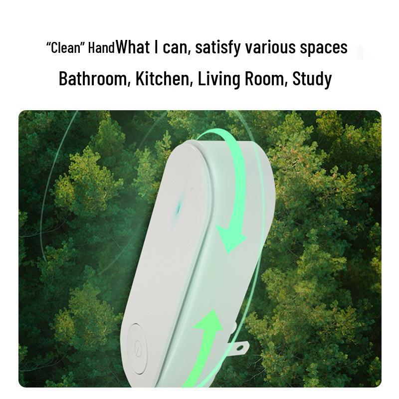 Mini Air Purifier: Deodorizes, Ionizes & Removes Formaldehyde, Odor, Smoke, Dust, Pet Smells for Home & Bedroom