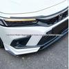 Передний сплиттер для Civic 11-го поколения 2022-2024 FE180: Модифицированные трехсекционные защитные накладки на бампер и углы без сверления