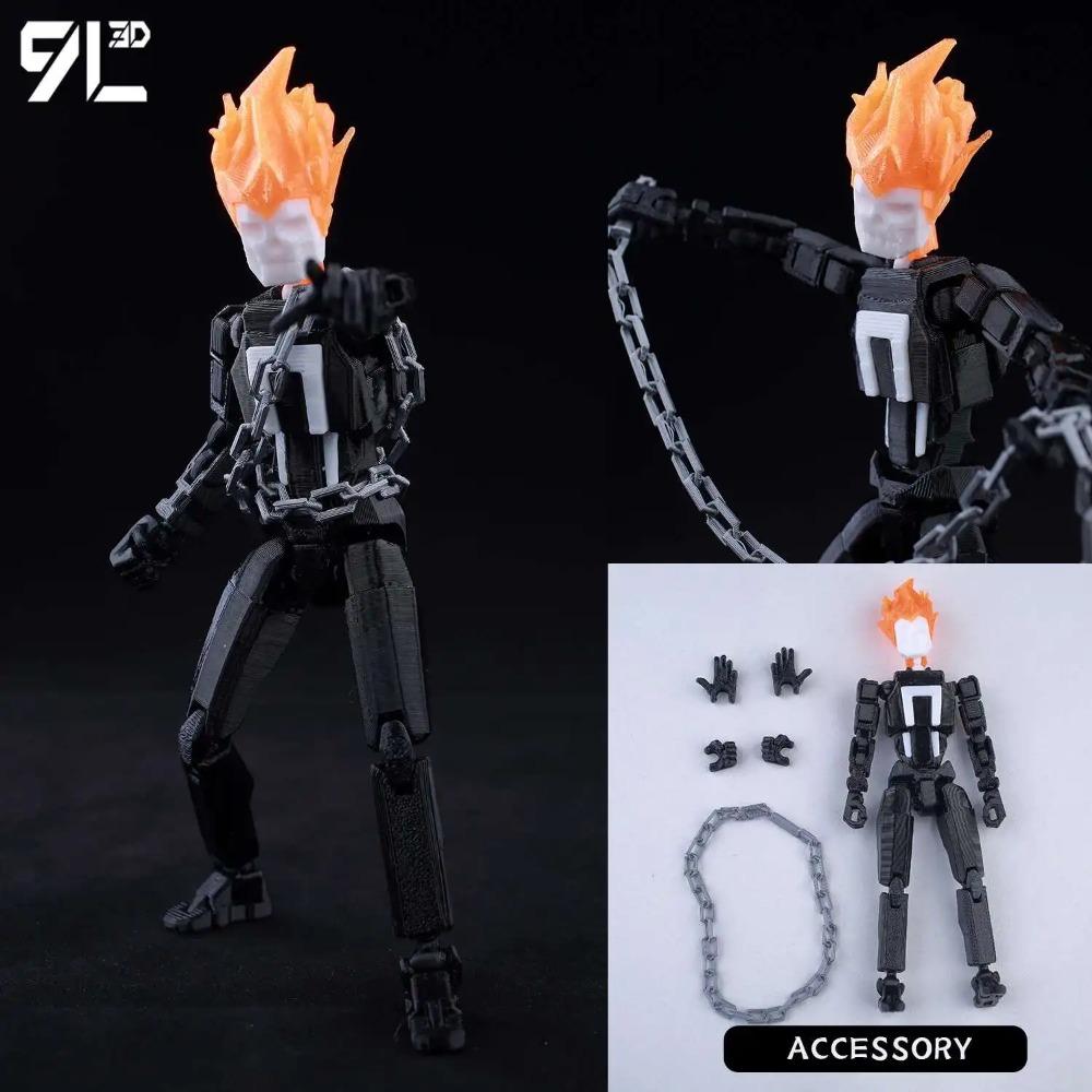 9L3D Printed Lucky Dummy 13 Jujutsu Kaisen Fushiguro Toji Anime Multi-Jointed Shapeshift Toys Action Figures Mannequin Model
