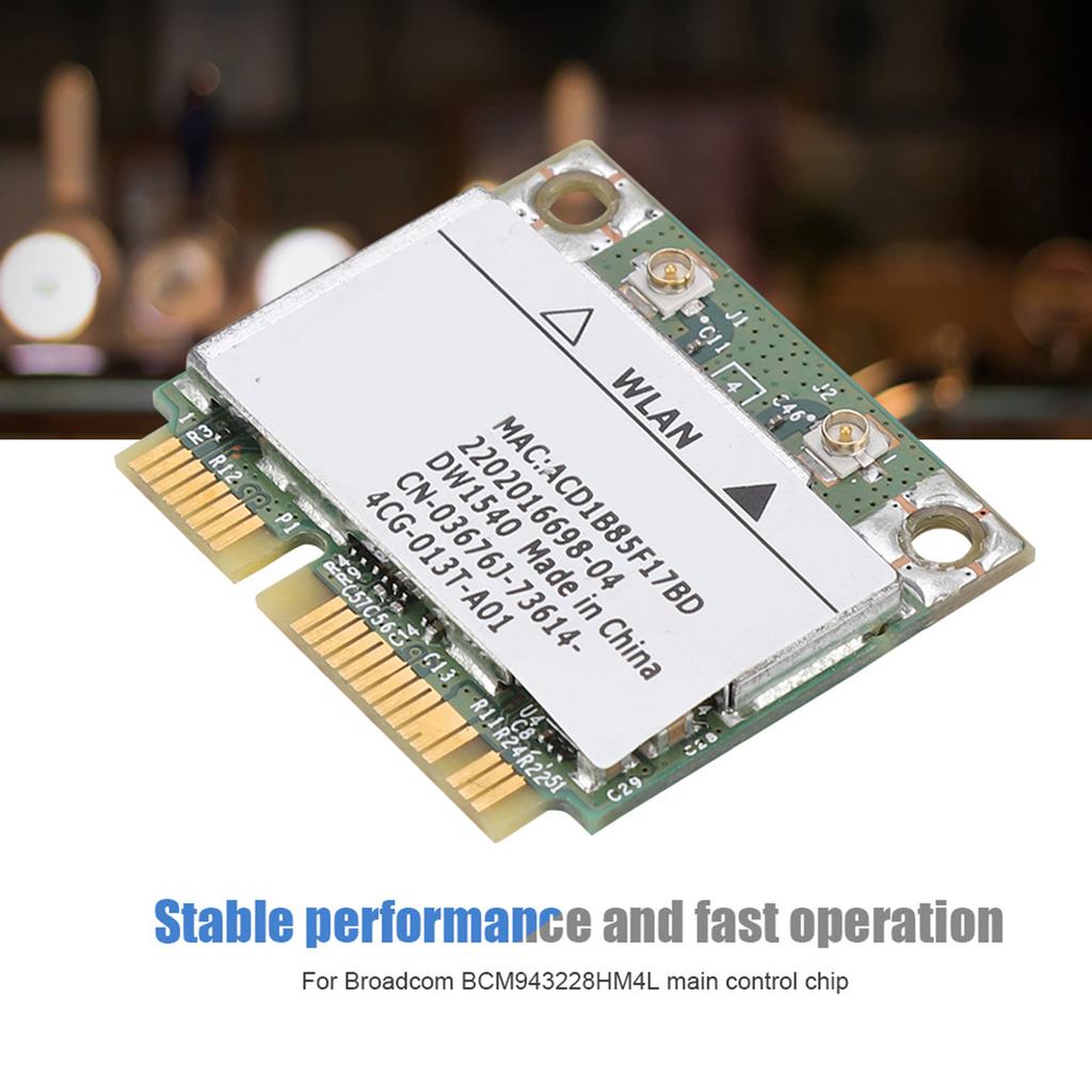 Для Dell Broadcom BCM943228HM4L DW1540 Двухдиапазонная карта Mini PCI e Wifi 802.11 a B g n