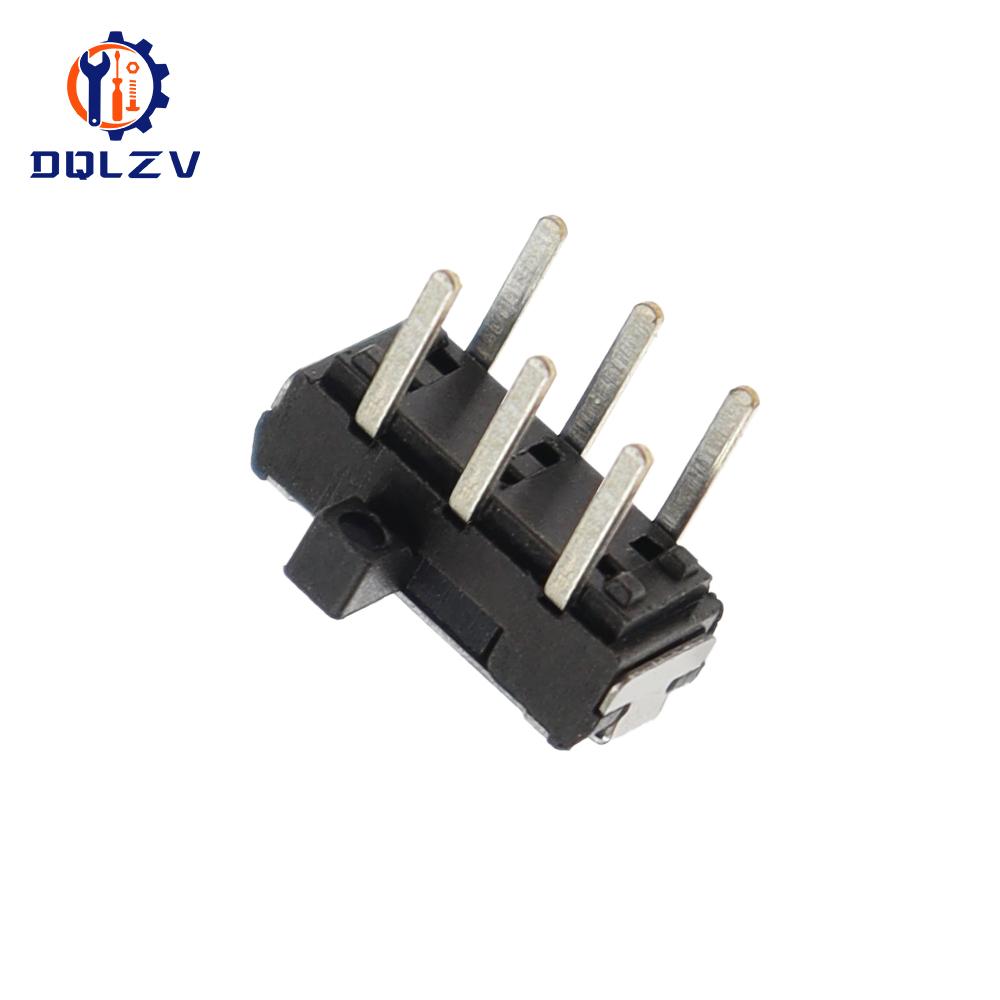 MSK-22D18 МИНИ Переключатель-слайдер 2P2T DPDT DIP 6-контактный Боковой мини-переключатель-тумблер Микро-переключатели-слайдеры Черный