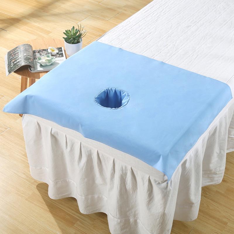 1 шт., модный массажный лист, мягкий водонепроницаемый чехол для красоты и спа-кровати, полотенце для пещеры с отверстием