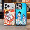 Аниме C-Captain T-Tsubasa Чехол для телефона iPhone 17,16,15,14,13,12,11 Plus,Pro Max,Цветной Серебристый Чехол для телефона