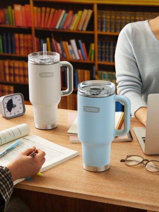 THERMOS Термос Изолированная Нержавеющая Сталь Большая Вместимость Макс Портативная Кружка и Тамблер TS-180K (1,2 л)