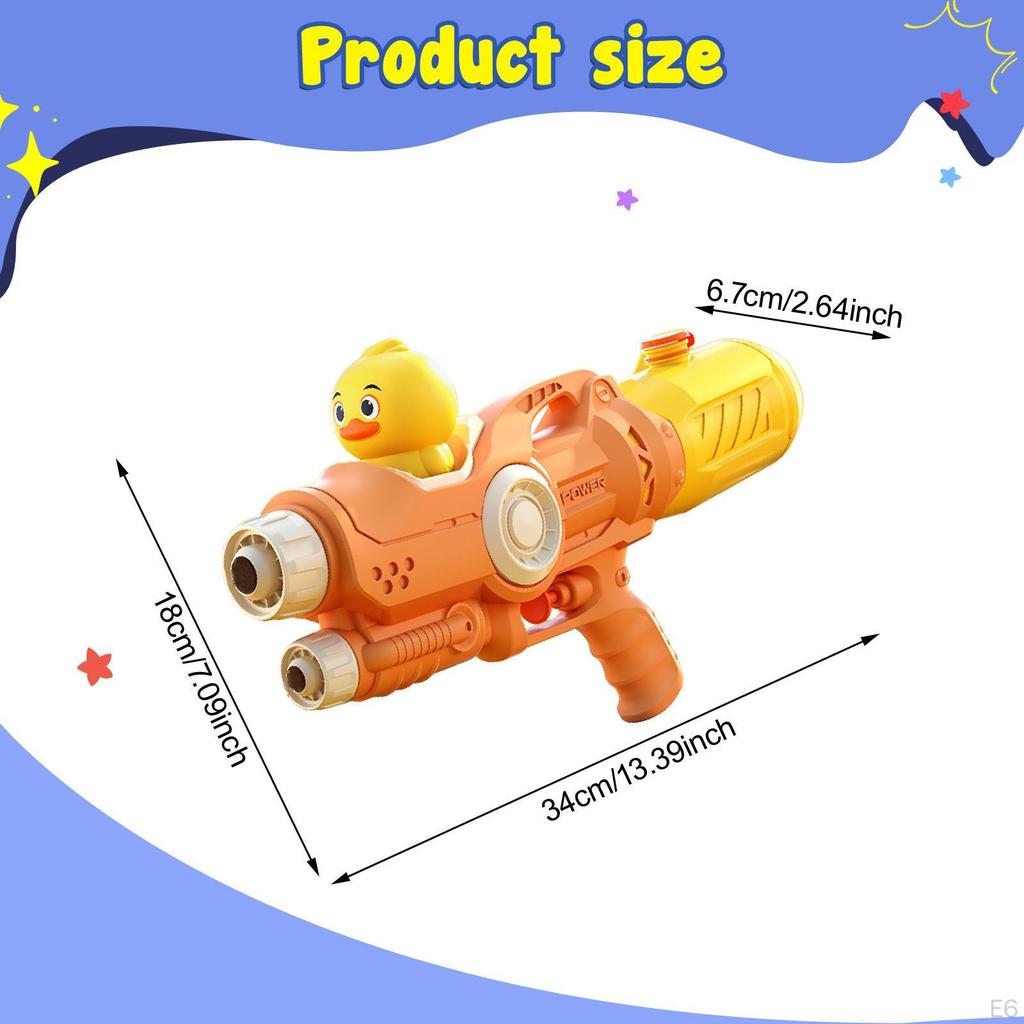 Игрушка с резервуаром для воды 500 мл для развлечений на открытом воздухе с дальностью 5-8 м и насадкой