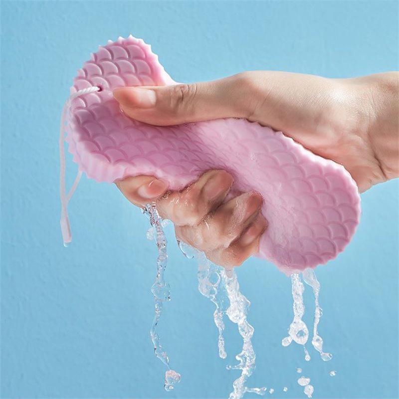 Super Soft Exfoliating Bath Sponge Body Scrubber Shower Brushes Cleaner Pad Body Skin Care Bathroom Supplies