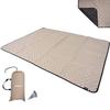 JIMENCE Leisure Sheet, Thick, Storage Bag Included, For 1-3 People, 200 X 150cm, Camping Mat (Brown)