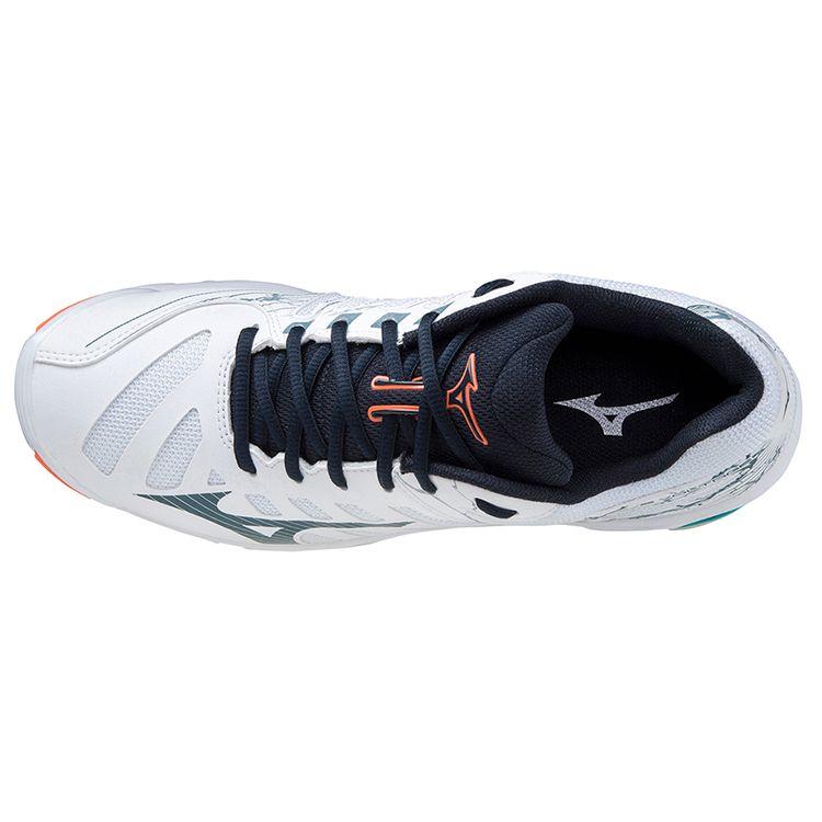 Mizuno Wave Voltage Volleyball Shoes Unisex Shoes White Gray V1GA216036
