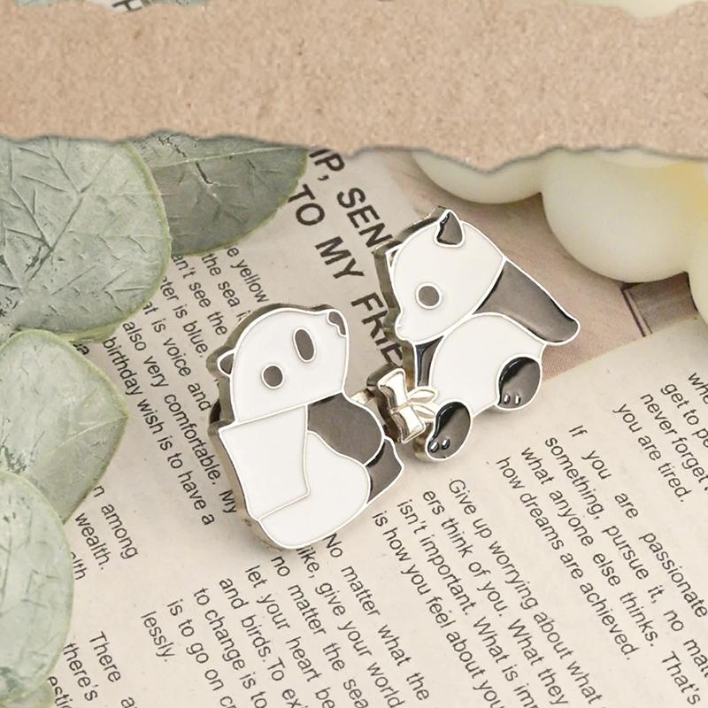 2 шт., симпатичная кнопка-регулятор в виде панды для брюк, юбки, утягивающая талию, регулируемая пряжка для талии, джинсы, не требующая шитья, кнопка на талии