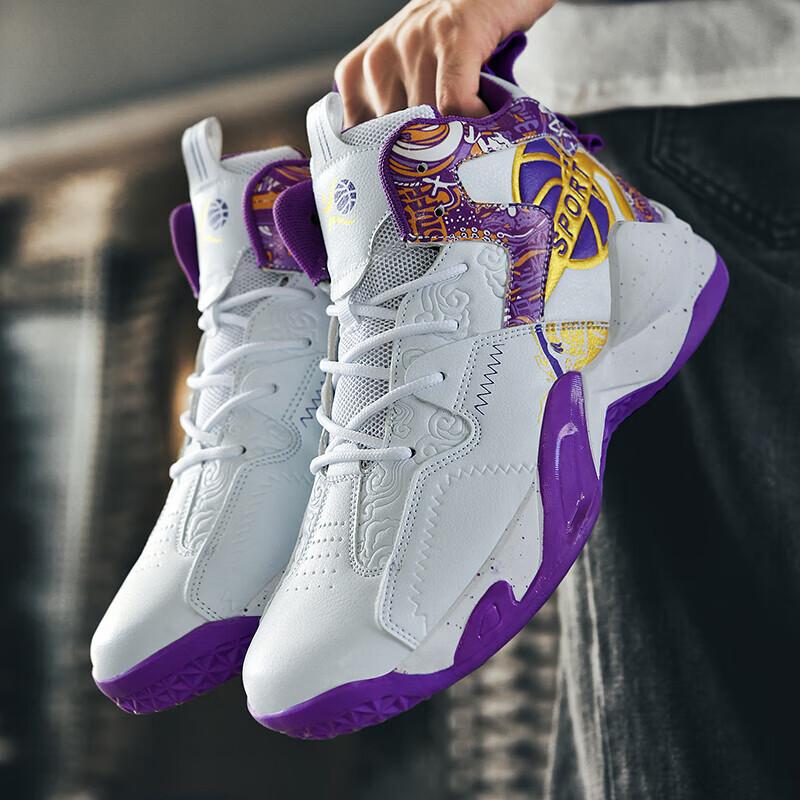 Кампус Кобе спортивная баскетбольная обувь мужская высокая супер красивая для учеников средней школы дышащая спортивная обувь для бега марафон