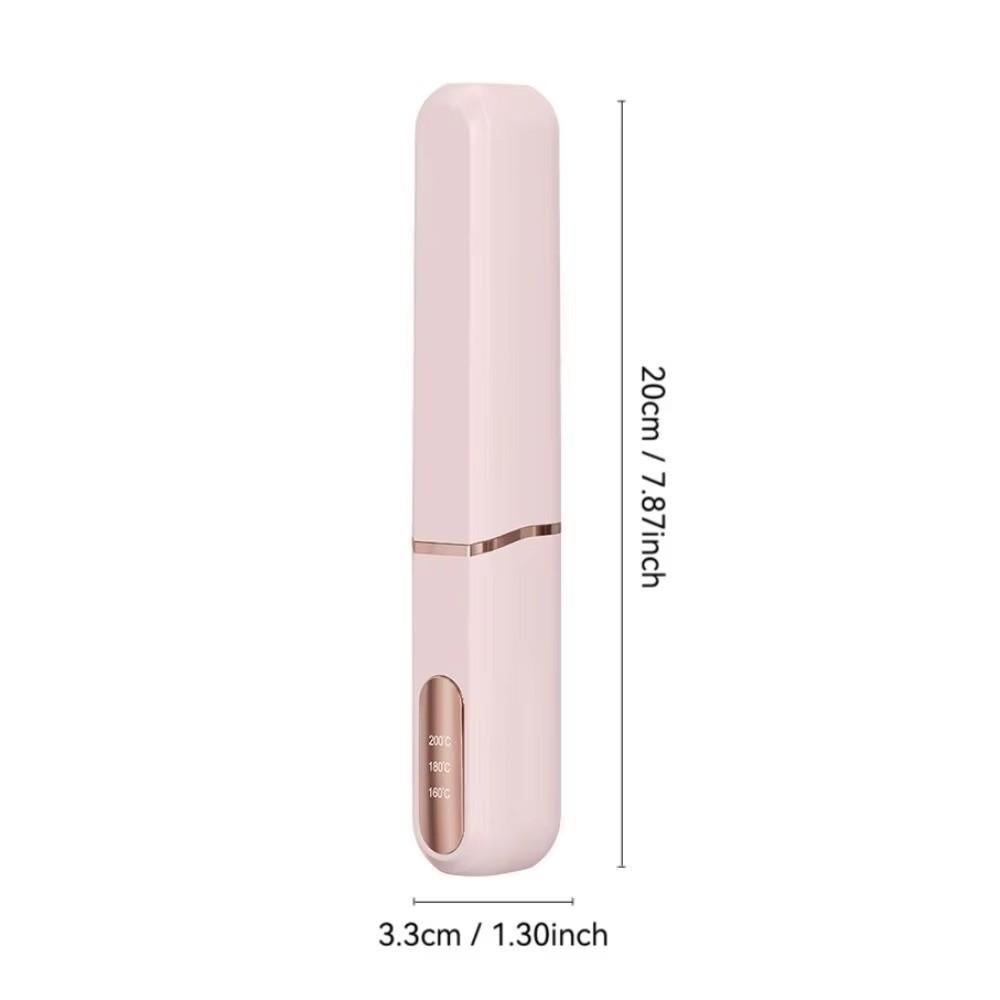 Wireless Electric Hair Straightener Rechargeable Hair Styling Iron Home Use