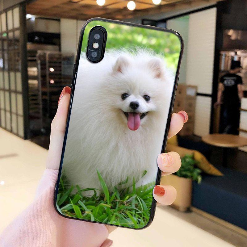 Милые собаки Померанский шпиц собака Чехол-ракушка для телефона iphone 12 11 11Pro X XS MAX XR 8 7 6 6S Plus 5 5S SE