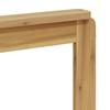 Outdoor Sofa Solid Acacia Wood White