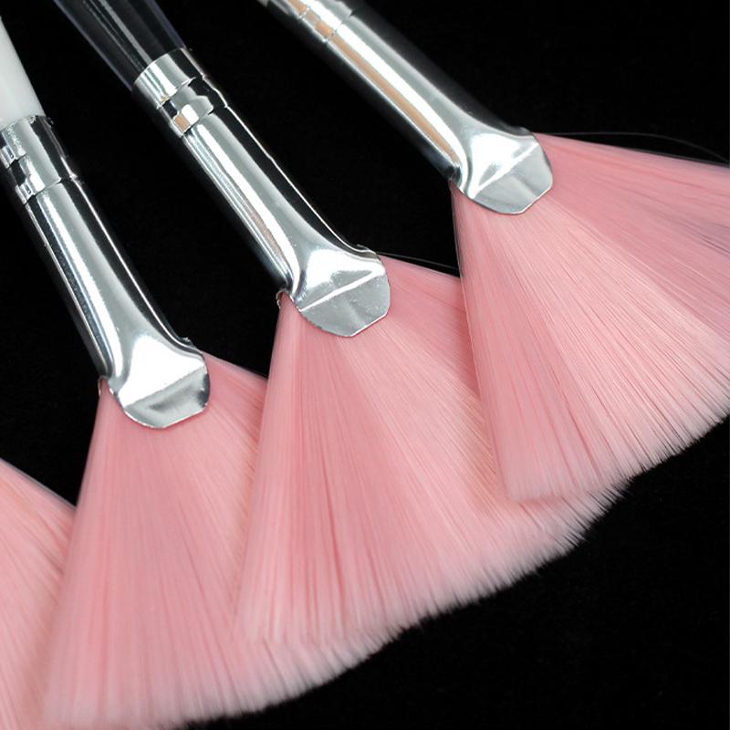 1Pcs Fan-Shaped Makeup Brush Facial Mask Brush Soft Applicator Brushes Facial Beauty Tool DIY Tool