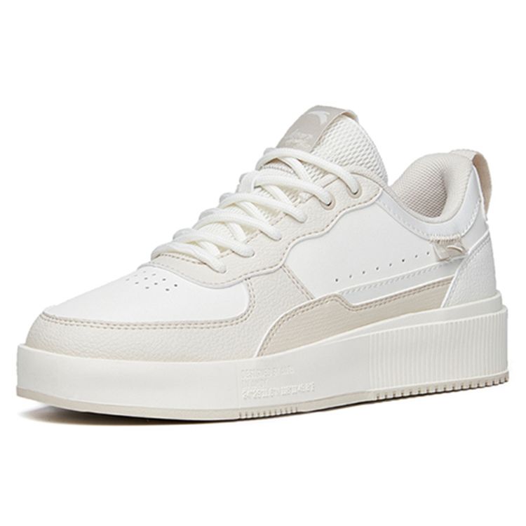 Anta Кроссовки женские с низким верхом для скейтбординга Milk Cap, нескользящие, износостойкие, белые, серые 922228012-3