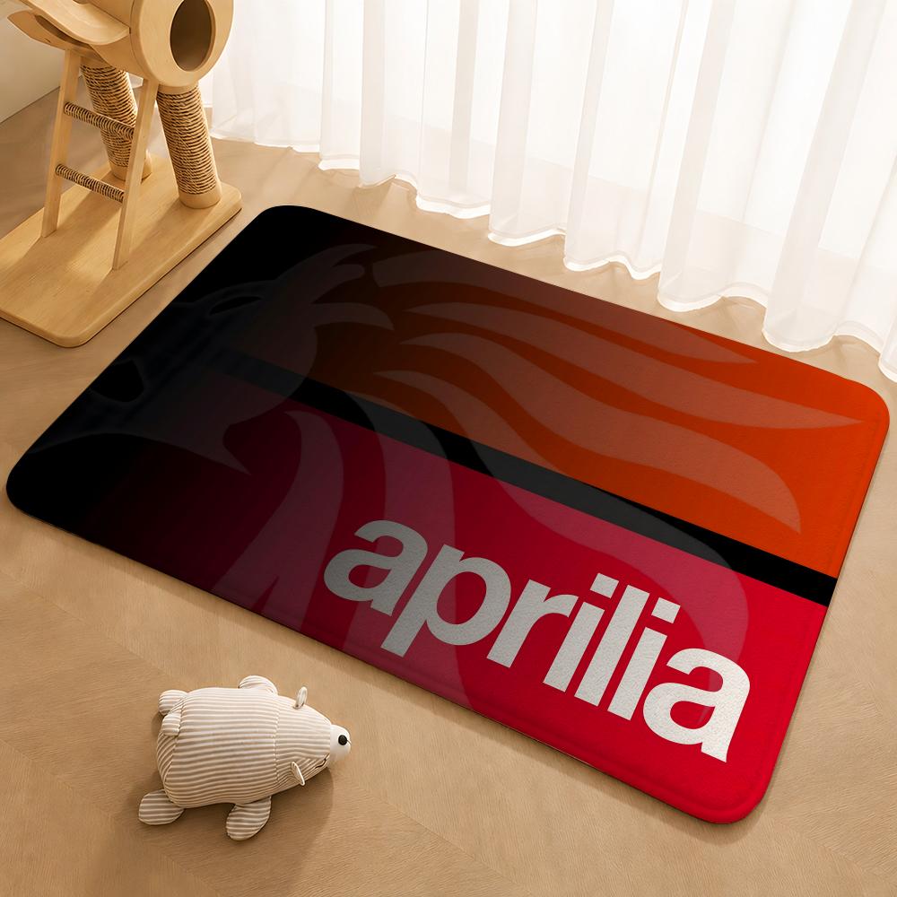 A-Aprilia Логотип Мотоцикла Коврик для Пола Коврик для Пола Мягкий Фланелевый Нескользящий Коврик для Двери для Гостиной