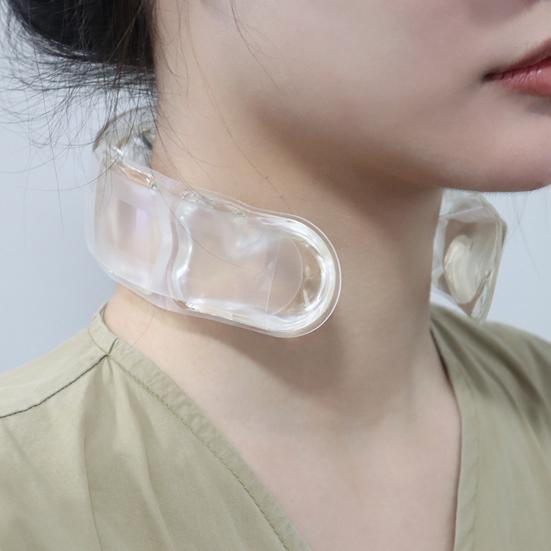 Summer Neck Cooling Tube Wearable Neck Cooler Lightweight Reusable Ice Cold Ring Outdoor Heatstroke Prevention Portable Neck Wrap Collar