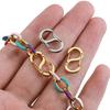 5Pcs S-type Double-ended Spring Buckle Secure Double Opening Design Necklace Shortener Bracelet Connector Jewelry Making Clasp