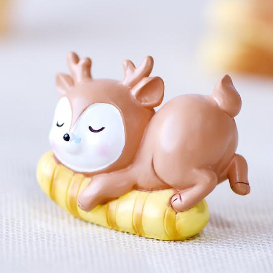 Фигурка из смолы, нежное животное, кошка, мультяшное литье, милая маленькая статуя собаки, праздничные принадлежности