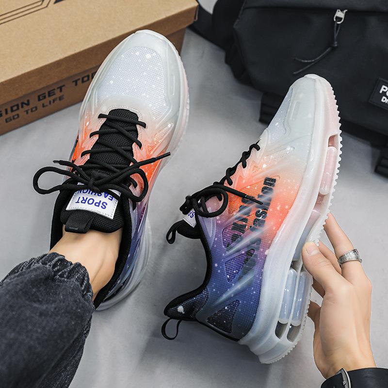 Мода Мужская повседневная обувь Спортивные кроссовки Прочная подошва Новые модные кроссовки Мужские кроссовки Сетчатые дышащие туфли Zapatillas