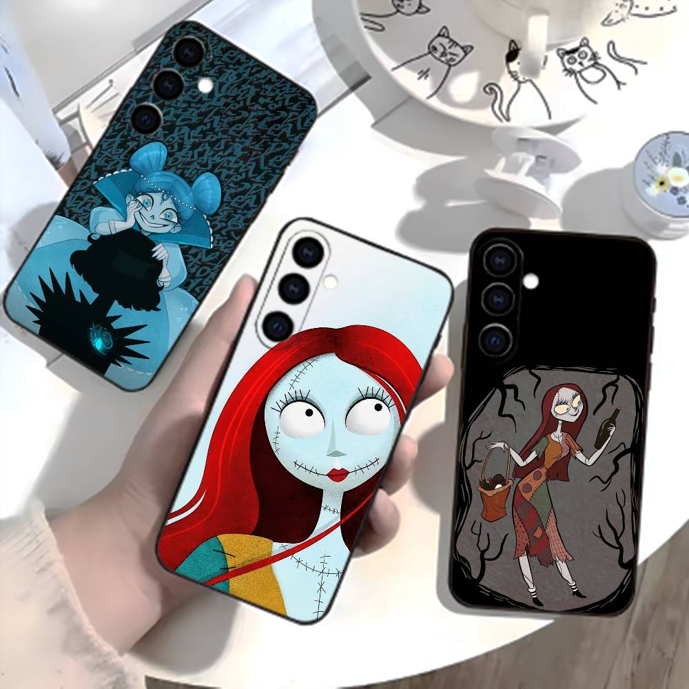 Чехол для телефона «Кошмар перед Рождеством» для Samsung Galaxy A73, A21s, A22, A31, A52, A53, A71, A41 Мягкий черный корпус