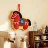 Water-absorbing Year of Horse Hand Towel Coral Velvet Bathroom Kerchief  Household