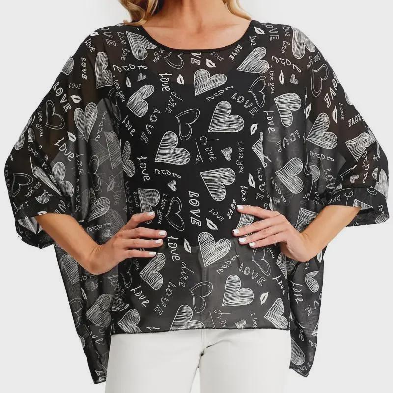 Женская рубашка с защитой от солнца из шифона 4 серии Bohemian