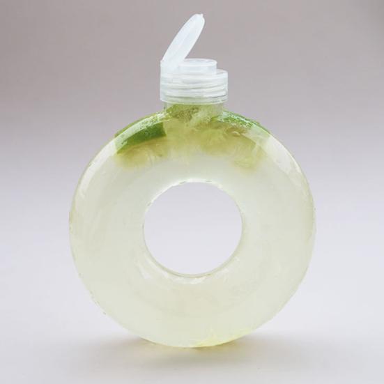 500 мл/350 мл милый пончик, детская бутылка для воды, герметичная дорожная чашка с ручкой, кольцо, противоскользящая прозрачная бутылка для питья