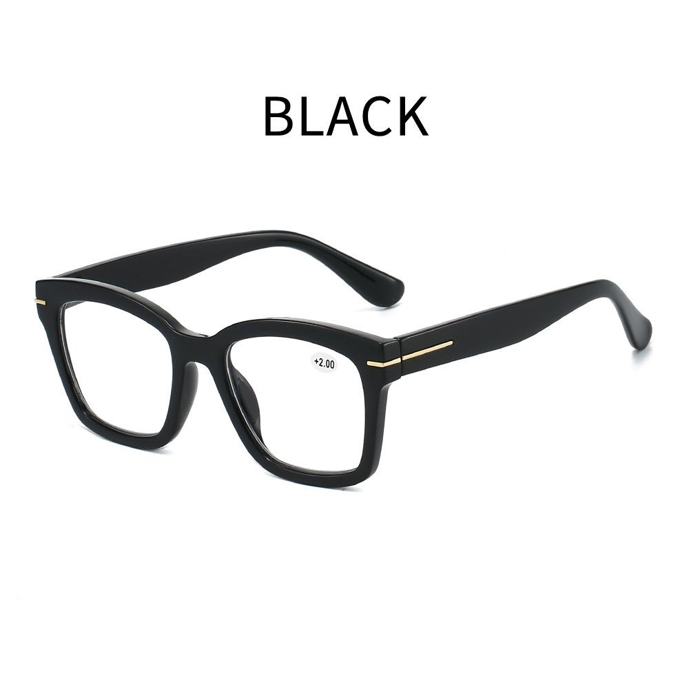 Fashionable Oversized-Frame Reading Glasses With High-Definition Lenses Women'S Ins Style Luxury Brand Designer Popular Eyewear