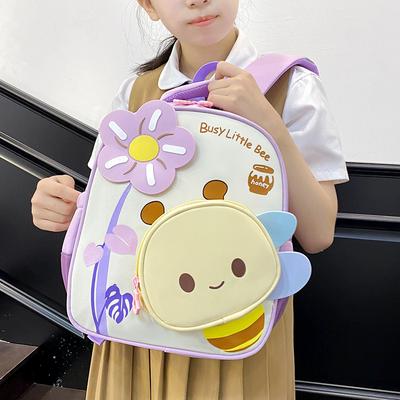 Школьный рюкзак новый детский 3-6 лет маленькая пчелка легкий универсальный детский рюкзак