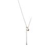 Simple Pull-Out Pearl Fringed Necklace Women'S Light Luxury High Sense Exquisite Elegance Commuter Versatile Neck Chain Sweater Chain